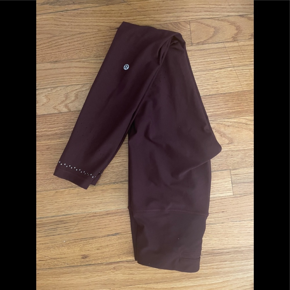 Lululemon tights maroon